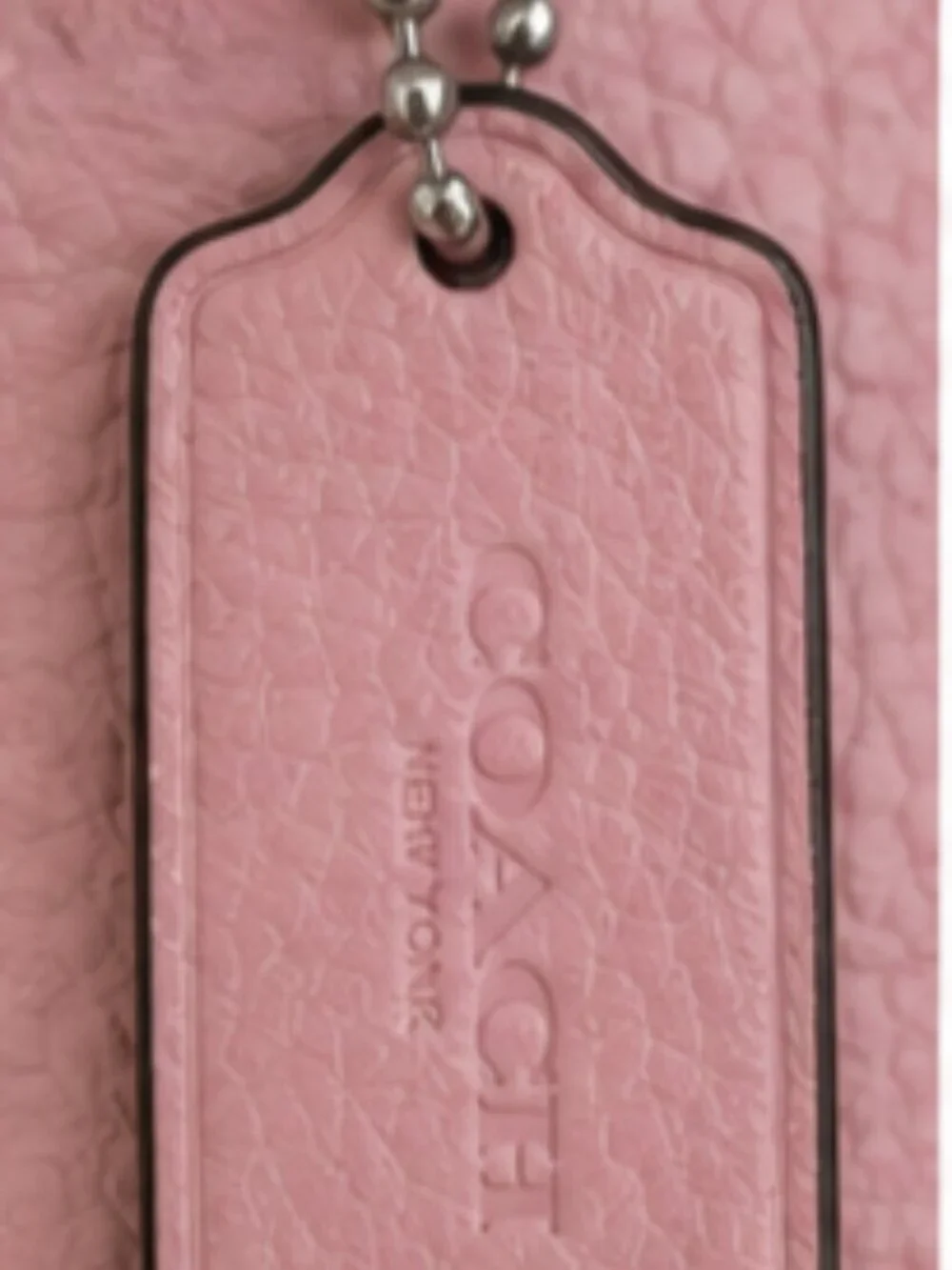 Coach CE871 Mini Rowan File Bag Powder Pink Crossgrain Leather Crossbody Purse